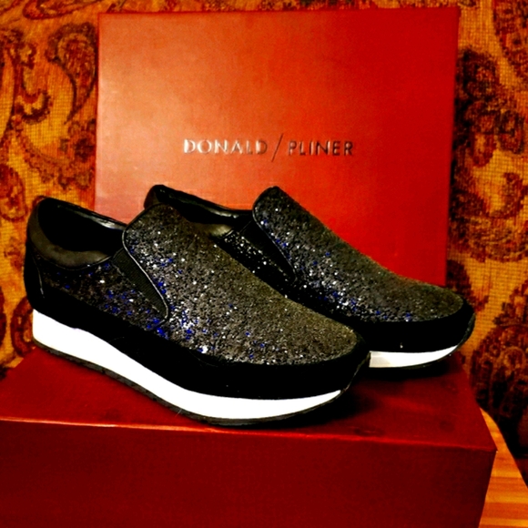 ‼️SOLD‼️⭐NIB⭐ Donald J Pliner Reese-GL Black Leath… - Picture 2 of 7